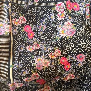 Johnny Was Shikana Cozy Blanket Multicolor Reversible